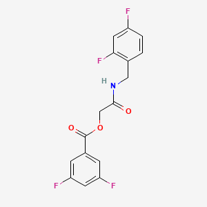 2-((2,4-Difluorobenzyl)amino)-2-oxoethyl 3,5-difluorobenzoate