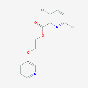 2-Pyridin-3-yloxyethyl 3,6-dichloropyridine-2-carboxylate