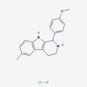 1-(4-Methoxyphenyl)-6-methyl-2,3,4,9-tetrahydro-1H-beta-carboline hydrochloride