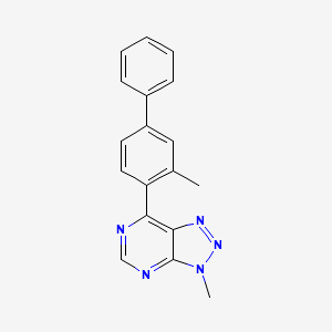 3-Methyl-7-(2-methyl-4-phenylphenyl)triazolo[4,5-d]pyrimidine