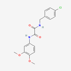 N-(4-chlorobenzyl)-N'-(3,4-dimethoxyphenyl)ethanediamide