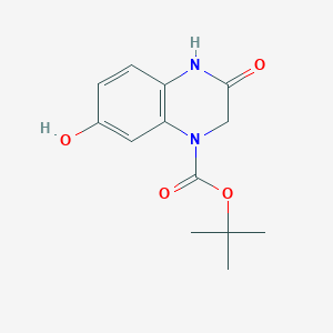 tert-Butyl 7-hydroxy-3-oxo-3,4-dihydroquinoxaline-1(2H)-carboxylate