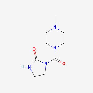1-(4-Methylpiperazine-1-carbonyl)imidazolidin-2-one