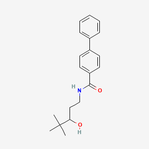 N-(3-hydroxy-4,4-dimethylpentyl)-[1,1'-biphenyl]-4-carboxamide