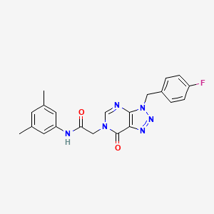N-(3,5-dimethylphenyl)-2-(3-(4-fluorobenzyl)-7-oxo-3H-[1,2,3]triazolo[4,5-d]pyrimidin-6(7H)-yl)acetamide
