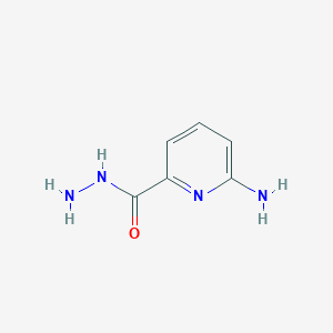molecular formula C6H8N4O B2469730 6-Aminopicolinohydrazide CAS No. 5584-18-9