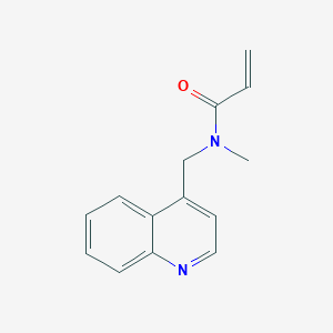N-Methyl-N-(quinolin-4-ylmethyl)prop-2-enamide