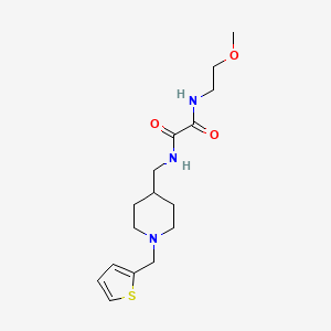 N1-(2-methoxyethyl)-N2-((1-(thiophen-2-ylmethyl)piperidin-4-yl)methyl)oxalamide