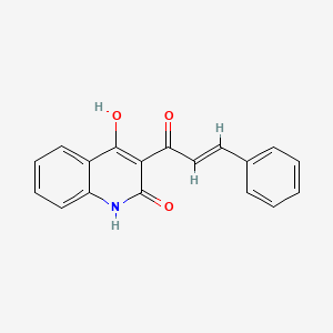 3-cinnamoyl-4-hydroxyquinolin-2(1H)-one