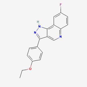 3-(4-ethoxyphenyl)-8-fluoro-1H-pyrazolo[4,3-c]quinoline