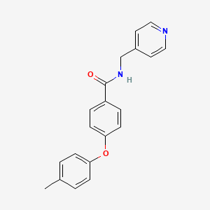 4-(4-methylphenoxy)-N-(4-pyridinylmethyl)benzenecarboxamide