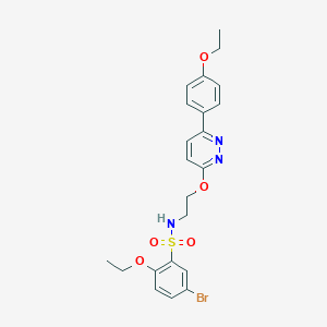 5-bromo-2-ethoxy-N-(2-((6-(4-ethoxyphenyl)pyridazin-3-yl)oxy)ethyl)benzenesulfonamide