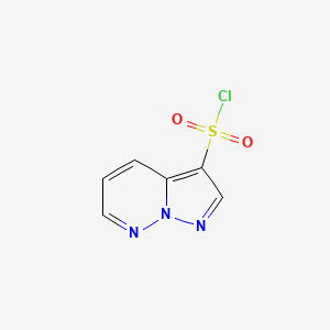 Pyrazolo[1,5-b]pyridazine-3-sulfonyl chloride