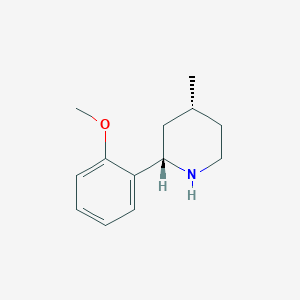 (2S,4R)-2-(2-Methoxyphenyl)-4-methylpiperidine