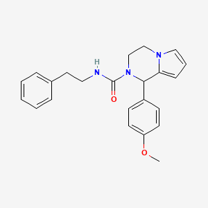 1-(4-methoxyphenyl)-N-phenethyl-3,4-dihydropyrrolo[1,2-a]pyrazine-2(1H)-carboxamide
