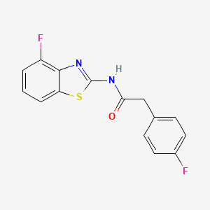 N-(4-fluorobenzo[d]thiazol-2-yl)-2-(4-fluorophenyl)acetamide