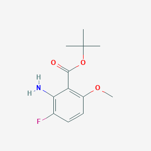 Tert-butyl 2-amino-3-fluoro-6-methoxybenzoate