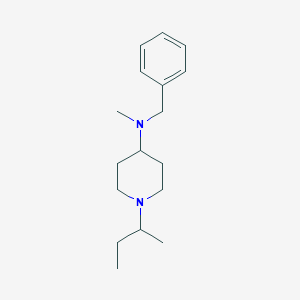 molecular formula C17H28N2 B246993 N-benzyl-1-sec-butyl-N-methyl-4-piperidinamine 