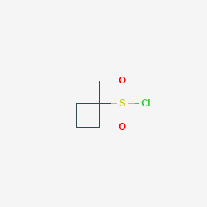 molecular formula C5H9ClO2S B2469959 1-Methylcyclobutane-1-sulfonyl chloride CAS No. 2090155-98-7