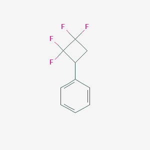molecular formula C10H8F4 B2470024 (2,2,3,3-Tetrafluorocyclobutyl)benzene CAS No. 360-94-1