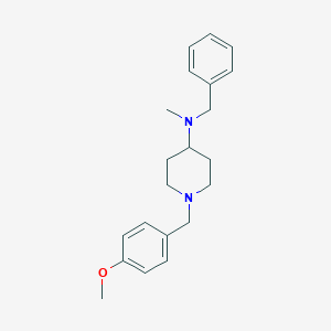 molecular formula C21H28N2O B247006 N-benzyl-1-(4-methoxybenzyl)-N-methylpiperidin-4-amine 