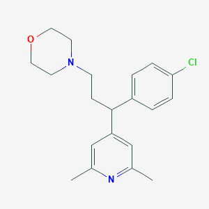 4-(3-(p-Chlorophenyl)-3-(2,6-dimethyl-4-pyridyl)propyl)morpholine