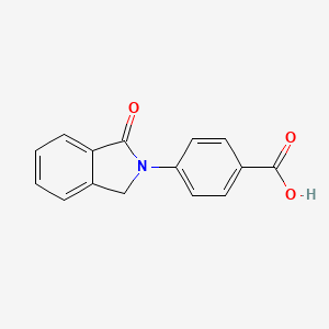 molecular formula C15H11NO3 B2470238 4-(1-Oxoisoindolin-2-yl)benzoic acid CAS No. 4770-71-2