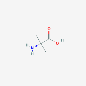 molecular formula C5H9NO2 B024705 (R)-alpha-vinylalanine CAS No. 109958-86-3