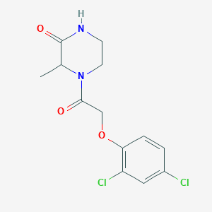 4-(2-(2,4-Dichlorophenoxy)acetyl)-3-methylpiperazin-2-one