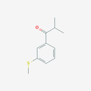 B2470802 3'-(Methylthio)-2-methylpropiophenone CAS No. 1352206-44-0