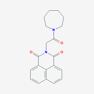 molecular formula C20H20N2O3 B2470867 2-(2-Azepan-1-yl-2-oxo-ethyl)-benzo[de]isoquinoline-1,3-dione CAS No. 325694-38-0