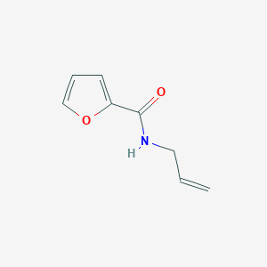 molecular formula C8H9NO2 B2470967 2-Furancarboxamide,N-2-propenyl-(9CI) CAS No. 63122-36-1