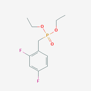 molecular formula C11H15F2O3P B2471090 Diethyl (2,4-difluorobenzyl)phosphonate CAS No. 127218-03-5