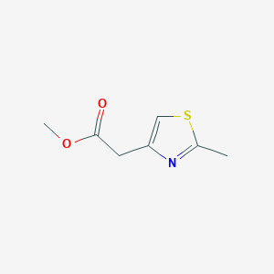 molecular formula C7H9NO2S B2471136 Methyl 2-(2-methylthiazol-4-yl)acetate CAS No. 951626-43-0