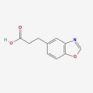 3-(1,3-Benzoxazol-5-yl)propanoic acid