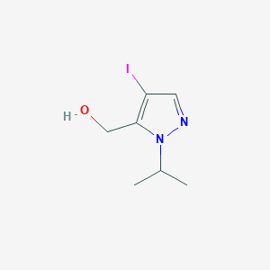 (4-Iodo-1-isopropyl-1H-pyrazol-5-yl)methanol