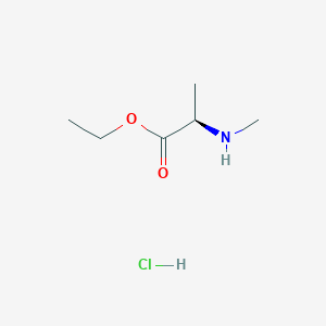 Ethyl (2R)-2-(methylamino)propanoate;hydrochloride