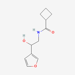 N-(2-(furan-3-yl)-2-hydroxyethyl)cyclobutanecarboxamide