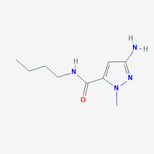 3-amino-N-butyl-1-methyl-1H-pyrazole-5-carboxamide