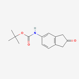 tert-butyl (2-oxo-2,3-dihydro-1H-inden-5-yl)carbamate