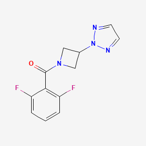 (3-(2H-1,2,3-triazol-2-yl)azetidin-1-yl)(2,6-difluorophenyl)methanone