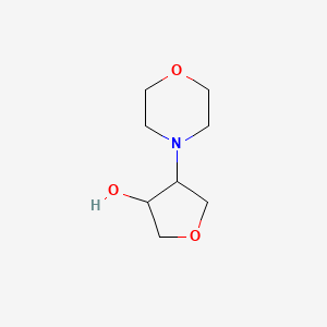 4-(Morpholin-4-yl)oxolan-3-ol