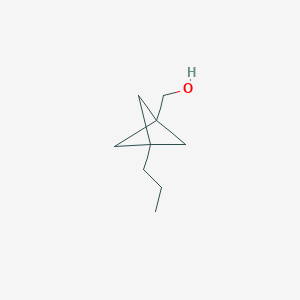 B2471221 (3-Propyl-1-bicyclo[1.1.1]pentanyl)methanol CAS No. 2287270-63-5