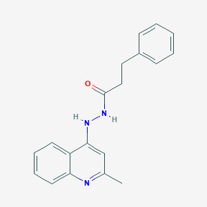 molecular formula C19H19N3O B2471225 N'-(2-Methylquinolin-4-yl)-3-phenylpropanehydrazide CAS No. 2361635-79-0