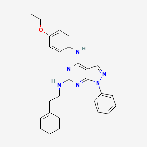 N6-[2-(cyclohex-1-en-1-yl)ethyl]-N4-(4-ethoxyphenyl)-1-phenyl-1H-pyrazolo[3,4-d]pyrimidine-4,6-diamine