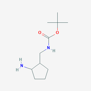 tert-butyl N-[(2-aminocyclopentyl)methyl]carbamate