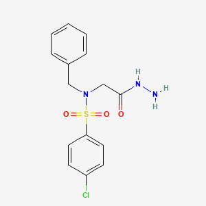 N-Benzyl-4-chloro-N-hydrazinocarbonylmethyl-benzenesulfonamide