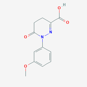1-(3-Methoxyphenyl)-6-oxo-4,5-dihydropyridazine-3-carboxylic acid