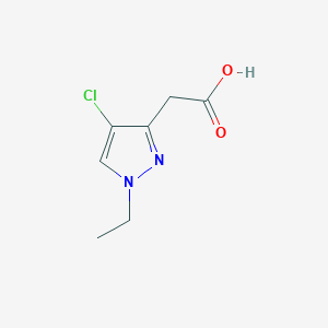 (4-chloro-1-ethyl-1H-pyrazol-3-yl)acetic acid