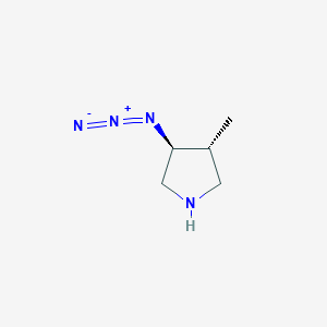 (3S,4R)-3-Azido-4-methylpyrrolidine